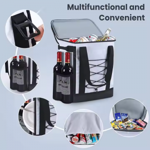 Custom Cans Cooler Bag For Beach Travel Reusable Insulation Cooler Bags Backpack For Picnic