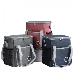 Large Capacity Portable Soft Cooler Bag Outdoor Thermal Insulation Aluminum Foil Bag Lunch Box For Cooperative Partner Family