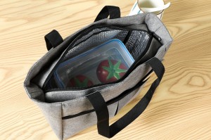 Custom Logo Cloth Office Worker Aluminum Foil Thermal Insulation Lunch Bag
