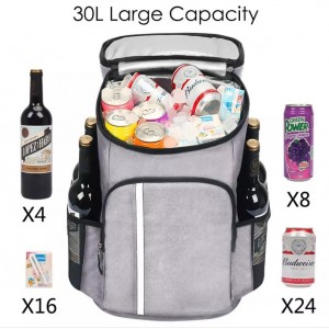 Custom Logo Outdoor Portable Picnic Large-capacity Thermal Insulation Backpack Insulated Cooler Bag