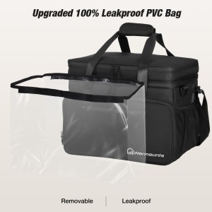 Custom Logo Soft Cooler Bag Insulated Leakproof Foldable Waterproof Large Capacity Portable Travel Picnic Bag