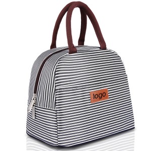Custom Mini Canvas Waterproof Children Lunch Box Cooler Bag For Kids
