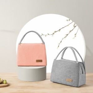 Customize Print Logo Children’s Insulated Lunch Box Tote Bento Bag For School Kids Women Men Office Work Insulated Lunch Bag