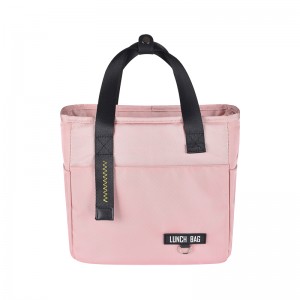 Manufacturer Aluminum Thermal Insulation Fashion Simple Handle Ice Pack Cooler Women Lunch Bags