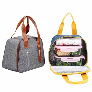 New Portable Thermal Bento Bag Portable Student Work Lunch Bag