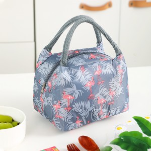 Japanese Style Portable Lunch Insulation Bag Thick Aluminum Foil Lunch Box Bag Portable Picnic Bag