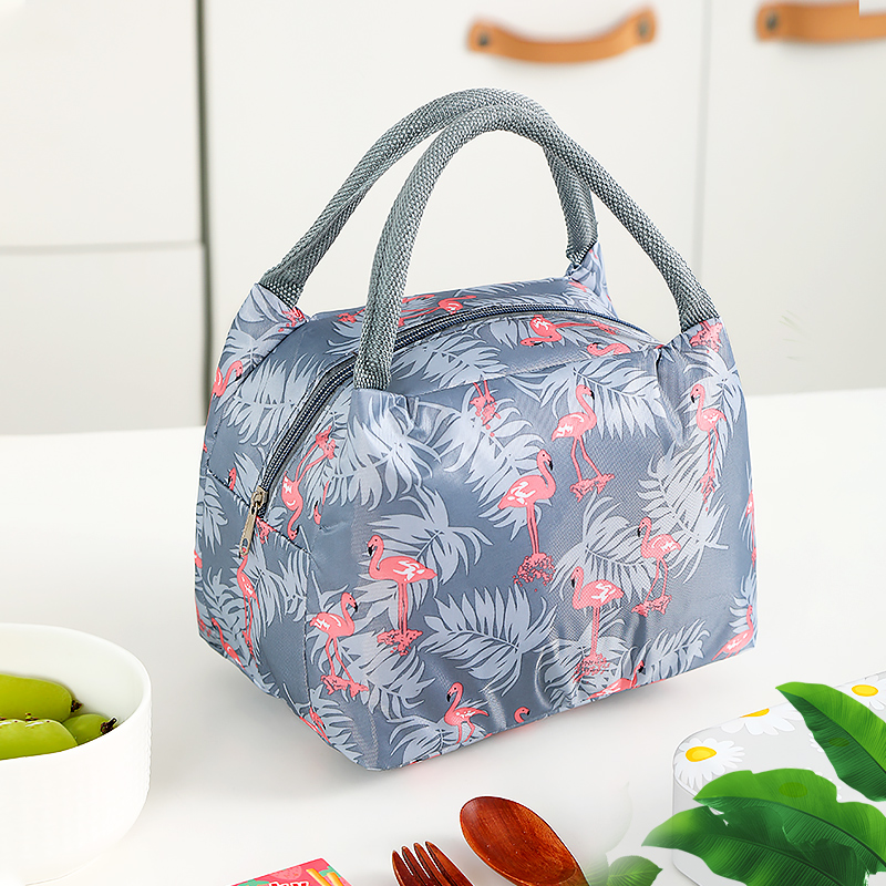 Japanese Style Portable Lunch Insulation Bag Thick Aluminum Foil Lunch Box Bag Portable Picnic Bag