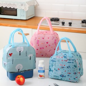 New Lunch Bag Children School Lunch Box Bag Large-capacity Insulated Lunch Bag Set