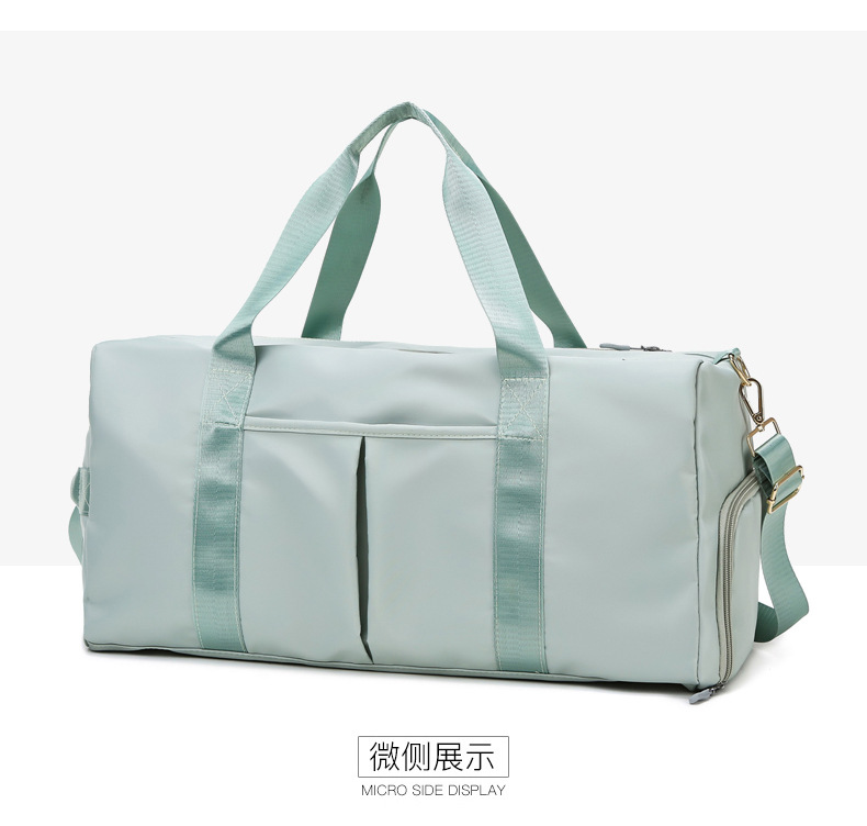 Outdoor Waterproof Sports Bags Men And Women Training Fitness Travel Tote Bag With Shoe Compartment, Custom Logo Printing