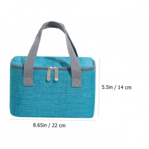 Oxford Cloth Portable Cartoon Cute Kids School Lunch Cooler Lunch Bags For Students Work Meal Cooler Bags Custom Logo