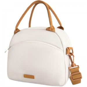 Leakproof Insulated Cooler Lunch Tote Bags For Work Bento Box Insulated Messenger Bags Camping Fresh Keeping Handbags