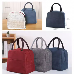 Custom Logo Kids Lunch Bento Bag Waterproof Aluminum Foil Insulated Portable Picnic Cooler Fashionable Summer Meal Bags