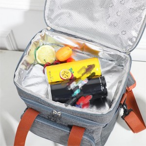 Custom Portable Foldable Children Picnic Bag School Insulated Kid Lunch Cooler Bag For Women