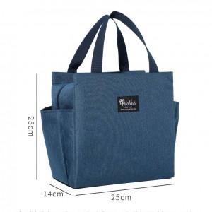 New Custom Logo Cooler Bag Double Side Pockets Thickened And Enlarged Insulated Bag Outdoor Lunch Bags For Picnic Camping