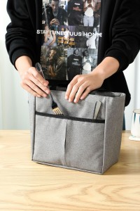 Custom Logo Cloth Office Worker Aluminum Foil Thermal Insulation Lunch Bag