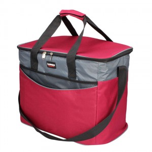 Wholesale New Design Custom Logo Non Woven Cooler Bag Large Capacity Foldable Fresh Food Container Picnic Bag