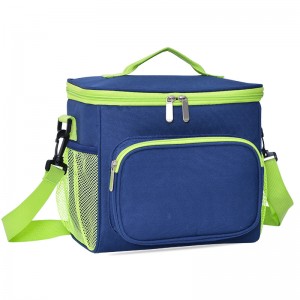 Hot Sale Classic Style Portable Thermal Outdoor 600d Polyester High Quality Lunch Box Insulated Lunch Bag Cooler Tote Bags