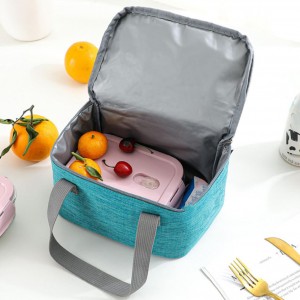 Oxford Cloth Portable Cartoon Cute Kids School Lunch Cooler Lunch Bags For Students Work Meal Cooler Bags Custom Logo