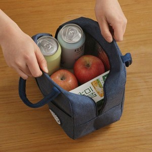 Wholesale Oxford Lunch Bags Portable Thermal Bags Aluminum Foil Insulated Bento Handbags For Kids Waterproof Picnic Cooler Bags