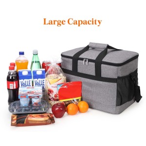 Collapsible Cooler Bag Cans Insulated Large Lunch Bag Leakproof Soft Cooler Portable Tote Camping Bbq Family Outdoor Activities