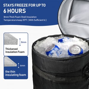 New Type Golf Bag Cooler Oem Low Price Guarantee Quality Waterproof Black Polyester Golf Bag Cooler