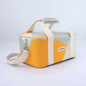 Outdoor Thermal Lunch Bag Travel Cooler Bag Travel Folding Picnic Bag with Shoulder Strap