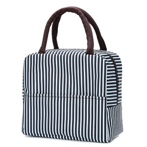 Portable Women Kids Insulated Canvas Cooler Lunch Box Picnic Bags With Custom