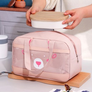 Custom Waterproof Backpack Cooler Thermal Insulated Delivery Bag Bike Big Restaurant For Hot And Cold Food Pizza Pink Reflective