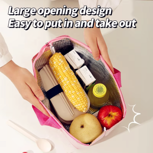 Accept Custom Logo Lunch Bag For Women Insulated Lunch Box Cooler Tote Bag Large Waterproof Reusable Adult Bento Bag