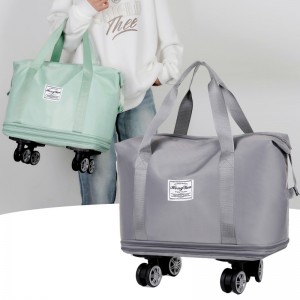 Hot Sale Waterproof Durable Foldable Expandable Large Capacity Sports Travel Duffel Bag