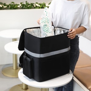 Hot Sells Reusable Thermal Bag Pizza Delivery Bag Hot Portable Cold Lunch Cooler Bag