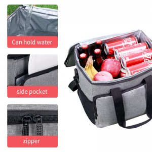 Ready Stock Insulated Camping Disposable Cooler Bag Reusable Thermal Food Picnic Lunch Bag With Adjustable Shoulder Strap