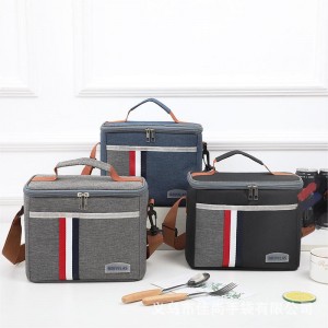 Custom Portable Foldable Children Picnic Bag School Insulated Kid Lunch Cooler Bag For Women
