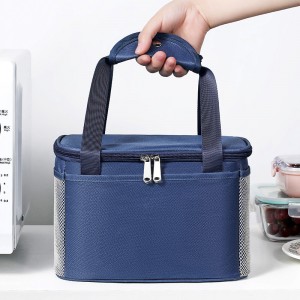 Wholesale Custom Portable Insulation Waterproof Linder Outdoor Picnic Bag Student Round Lunch Cooler Bag