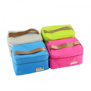 Custom Cooler Tote Bag Portable Waterproof Leakproof Lunch Bag Small Foldable Outdoor Picnic Bag Insulated Food Container