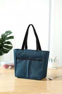 Custom Logo Cloth Office Worker Aluminum Foil Thermal Insulation Lunch Bag
