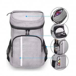 Custom Logo Outdoor Portable Picnic Large-capacity Thermal Insulation Backpack Insulated Cooler Bag