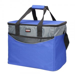 Wholesale New Design Custom Logo Non Woven Cooler Bag Large Capacity Foldable Fresh Food Container Picnic Bag