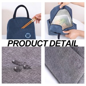 Custom Logo Kids Lunch Bento Bag Waterproof Aluminum Foil Insulated Portable Picnic Cooler Fashionable Summer Meal Bags
