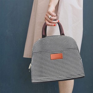 Custom Mini Canvas Waterproof Children Lunch Box Cooler Bag For Kids