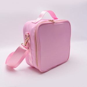 Candy Color Waterproof Nylon Back To School Girls Boys Duralble Women Lunch Prepar Travel Insulated Portable Picnic Cooler Bags