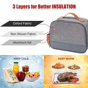 Warm Children Picnic Lunch Box Bag, Soft Non-Toxic Fabric for Preparing Meals Children Lunch Bag