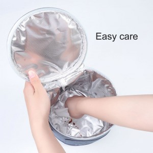 Customized Portable One-Shoulder Picnic Insulation Waterproof Outdoor Picnic Bag round Lunch Cold Storage Bag
