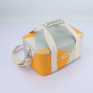 Outdoor Thermal Lunch Bag Travel Cooler Bag Travel Folding Picnic Bag with Shoulder Strap