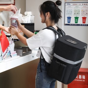 Hot Sells Reusable Thermal Bag Pizza Delivery Bag Hot Portable Cold Lunch Cooler Bag
