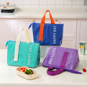 Accept Custom Logo Lunch Bag For Women Insulated Lunch Box Cooler Tote Bag Large Waterproof Reusable Adult Bento Bag