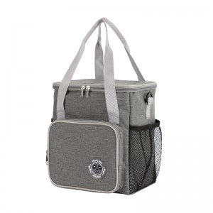 Large Capacity Portable Soft Cooler Bag Outdoor Thermal Insulation Aluminum Foil Bag Lunch Box For Cooperative Partner Family