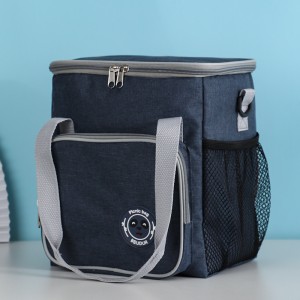 Large Capacity Portable Soft Cooler Bag Outdoor Thermal Insulation Aluminum Foil Bag Lunch Box For Cooperative Partner Family