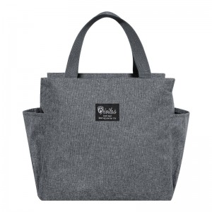 New Custom Logo Cooler Bag Double Side Pockets Thickened And Enlarged Insulated Bag Outdoor Lunch Bags For Picnic Camping