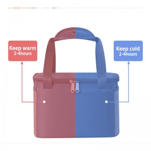 Wholesale Custom Portable Insulation Waterproof Linder Outdoor Picnic Bag Student Round Lunch Cooler Bag